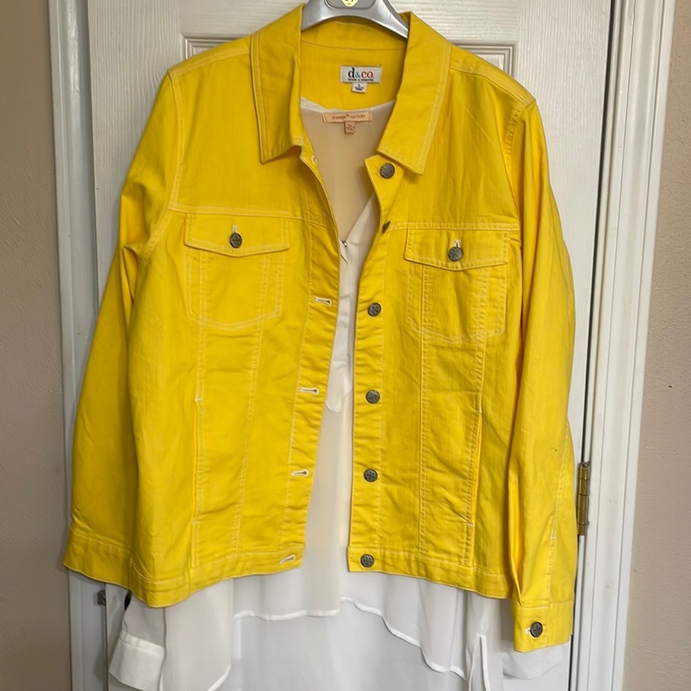 DENIM & CO DENIM JACKET L